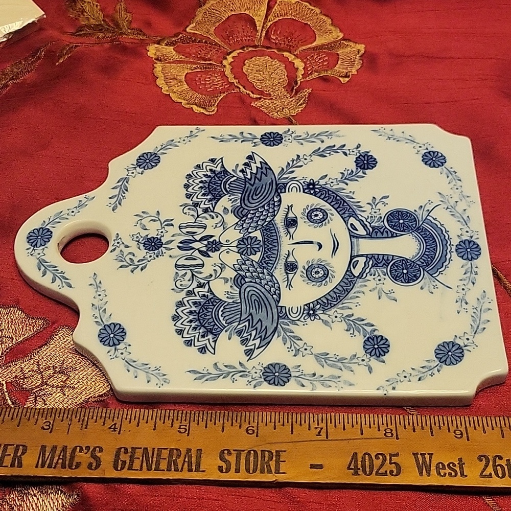 Sieto Japan Porcelain Trivet Cheese Board - Picture 10 of 10